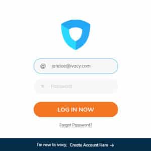 Log in Ivacy VPN