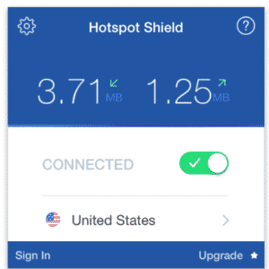 Hotspotshield VPN Anwendung
