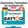 Deutsches Fernsehen im Ausland mit Zattoo