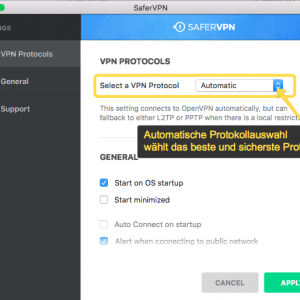 SaferVPN Mac OSX Anleitung
