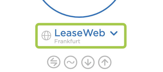 Geschwindigkeits-Server von Leaseweb in Frankfurt wählen