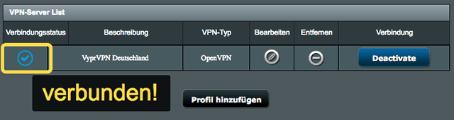 ASUS Router OpenVPN Profil anlegen  min