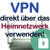 Darstellung eines Routers mit VPN