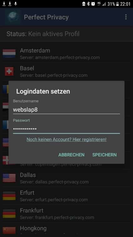 perfectprivacy android app