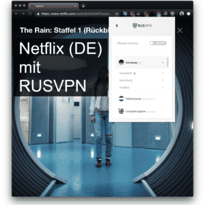 Netflix mit RUSVPN (Deutsche Server)