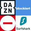 DAZN blockiert Surfshark VPN