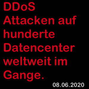 News: DDos Attacken 08.06.2020