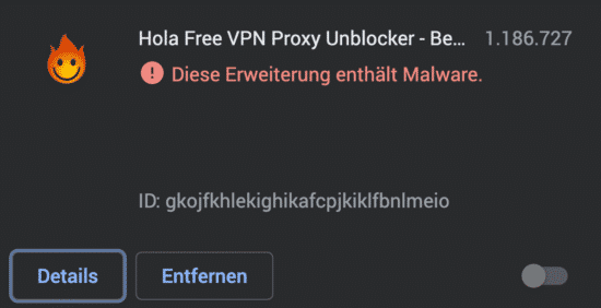 Hola VPN soll Malware enthalten