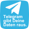 Telegram gibt Daten weiter.