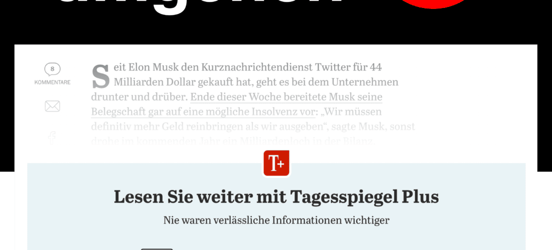 Paywalls umgehen