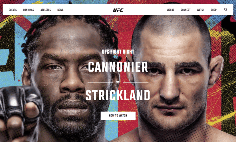 UFC Fight Night Cannonier vs Strickland