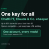 CheaperInference: one API key for ChatGPT, Claude & more – up to 60% below list price