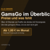 GamsGo Dienste-Übersicht mit Preisen