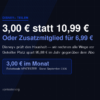 Disney+ teilen: 3,00 € bei GamsGo gegen 6,99 € Zusatzmitglied