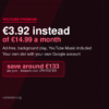 YouTube Premium via GamsGo: €3.92 instead of €14.99 a month